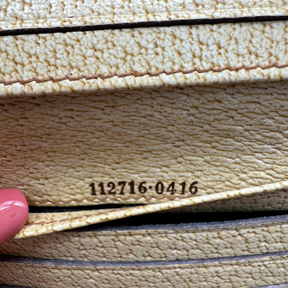 Gucci Canvas and Leather Monogram GG Bifold Wallet Vintage Authentic Classic - Picture 11 of 11